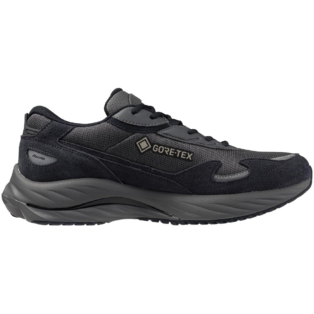 Mizuno Wave Rider B GTX Dark Gray X Dark 2E Sneakers, Gore-Tex, Waterproof, Commuting, School, Lifestyle, Stylish, Navy, 27.0 Cm,