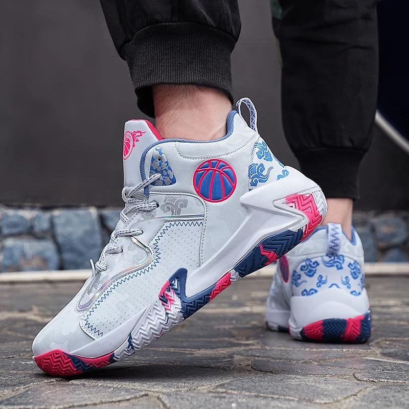 Duży Rozmiar 39-48 Sneakersy Męskie Buty do Koszykówki do Treningu Sportów na Świeżym Powietrzu Sportowe Sneakersy do Koszykówki Zapatos Casuales De Hombre