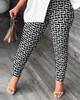 2024 Autumn Women's European & American Two-Piece Irregular Fashion Long Pants Set