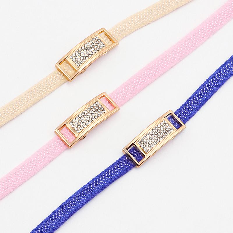 Elastic Laces Sneakers Tennis No Tie Shoe Laces Gold Diamond Buckle Shoelaces Without Ties Flat Shoelace for Shoes Accessories