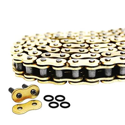 WEIMALL SFR Motorcycle Gold for Compatible with Chain, O-Ring, Two-Wheeled Motorcycles, 520-120L