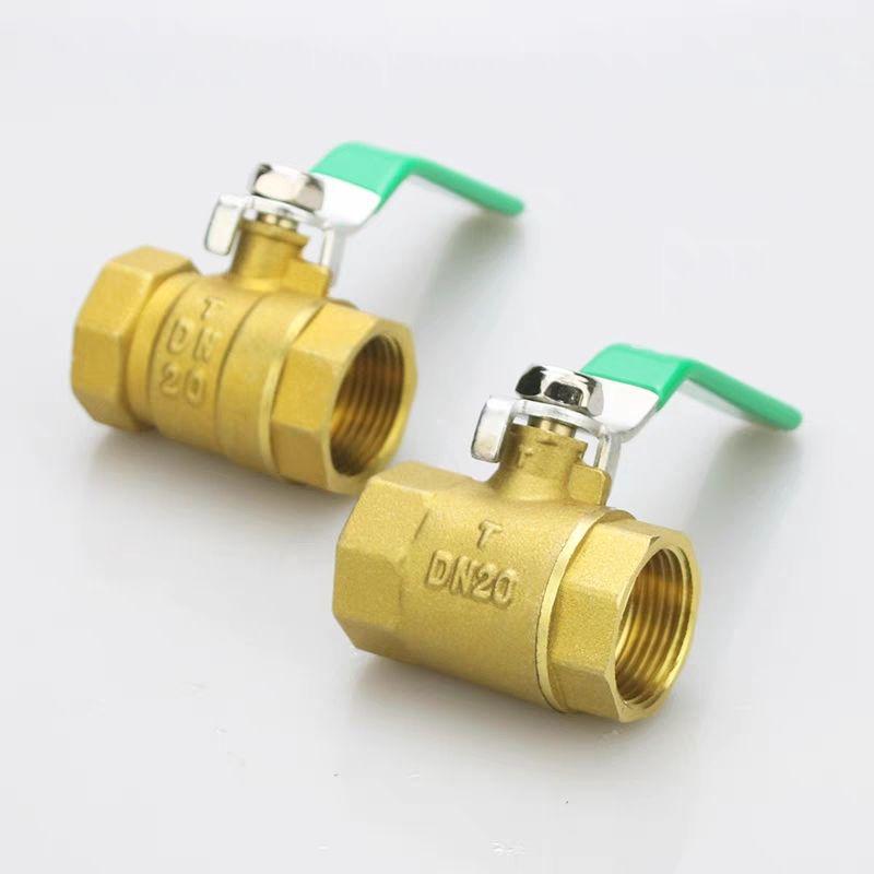 Mosiężny zawór kulowy odporny na wysokie temperatury - 4 punkty DN15, 6 punktów DN20, 1 cal DN25, do wody wodociągowej
