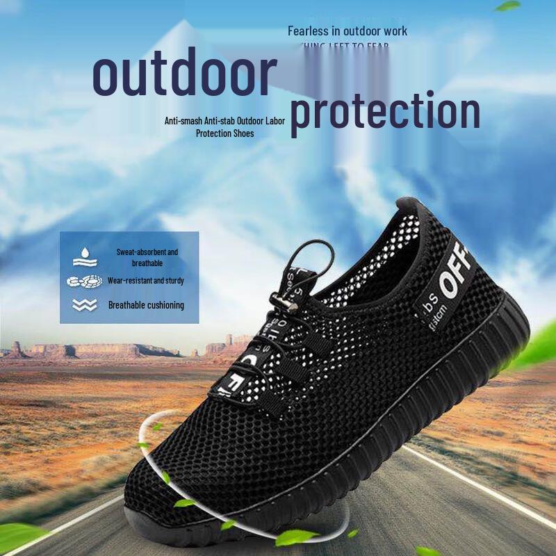 League Envoy 701 Series Breathable Anti-Puncture Safety Work Shoes 36