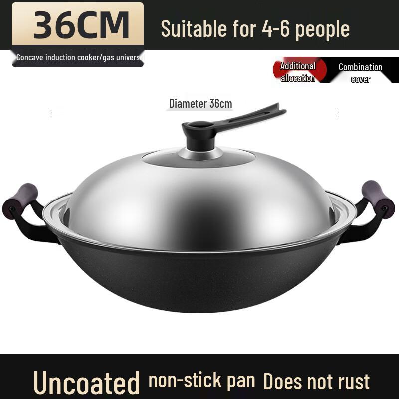Traditional Fine Iron Wok