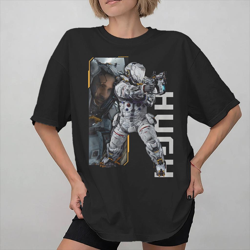 Pragmata Game 2026 Magliette Stampate Grafiche per Uomo e Donna Unisex 100% Cotone Maglietta Abbigliamento