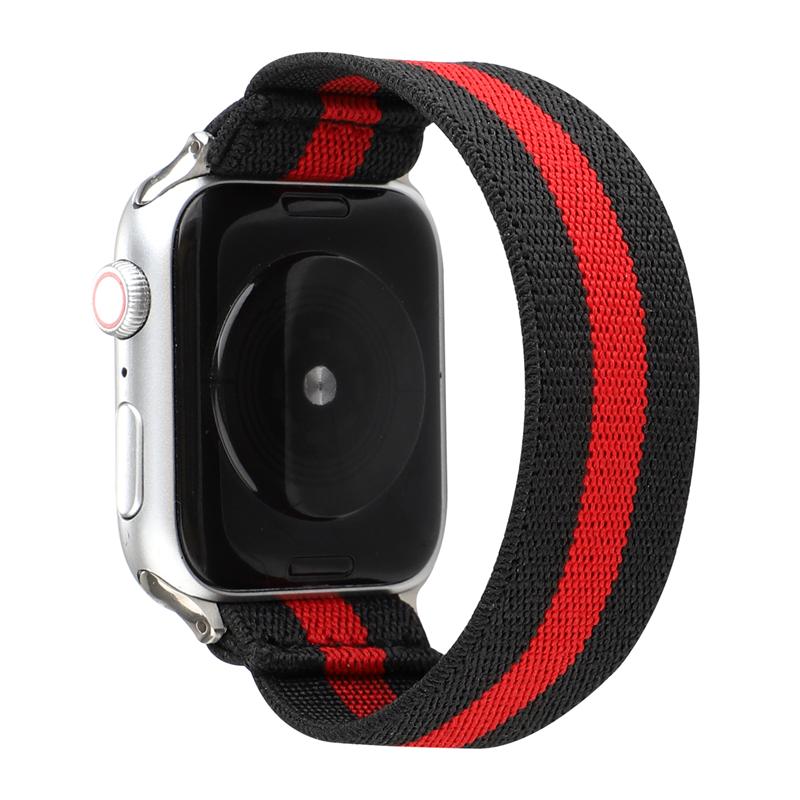 Elastic Fabric Bracelet for Apple Watch Band SE 7 6 5 4 41mm 45mm 40mm 44mm Strap for Iwatch Series 6 5 3 2 38mm 42mm Watchbands