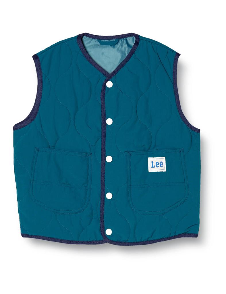Vest Quilted Vest Kids NAVY 110 [Lee] [Official] LK1357-104