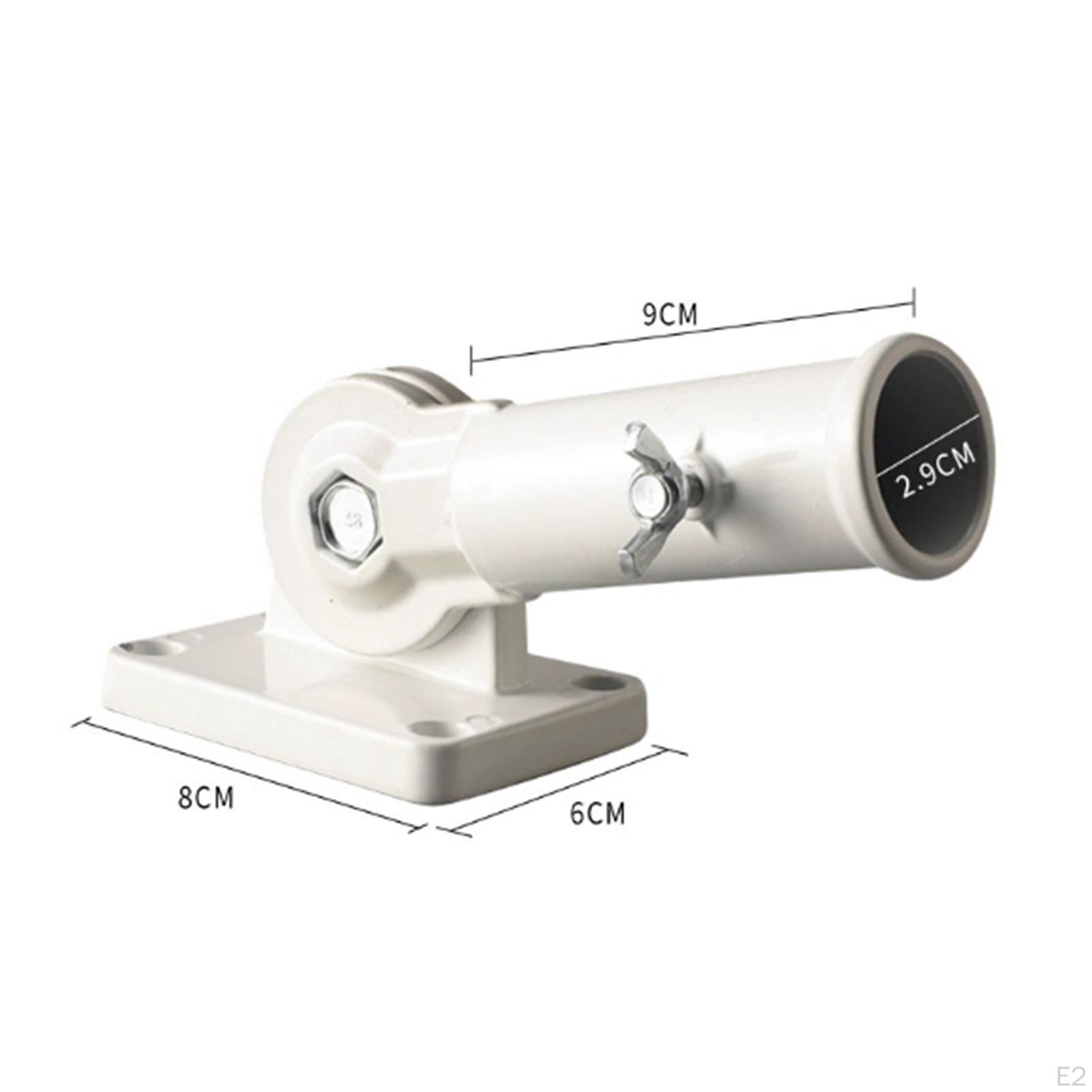 Базовый кронштейн держателя флагштока с винтами для внутреннего дворика дома — фото 2