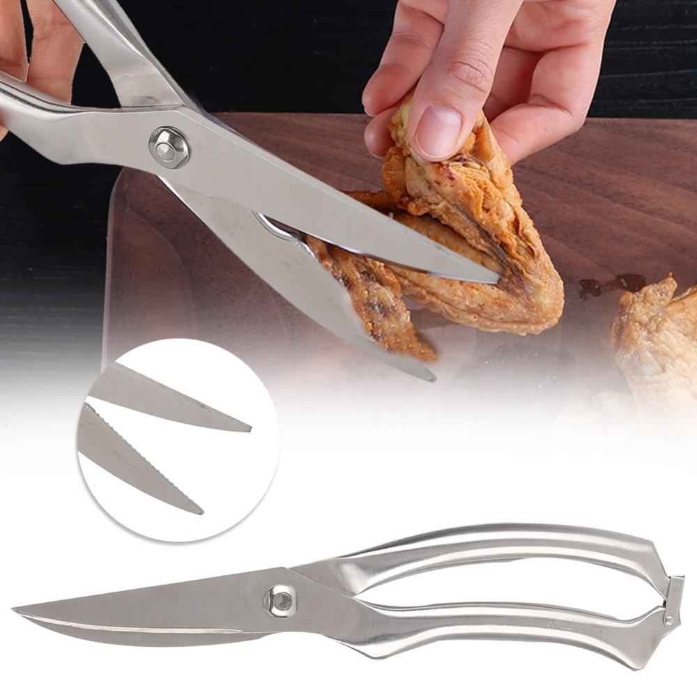Ultra Blades Heavy Duty Shears Safety Lock Food Prep Scissors Kitchen Scissors For Chicken