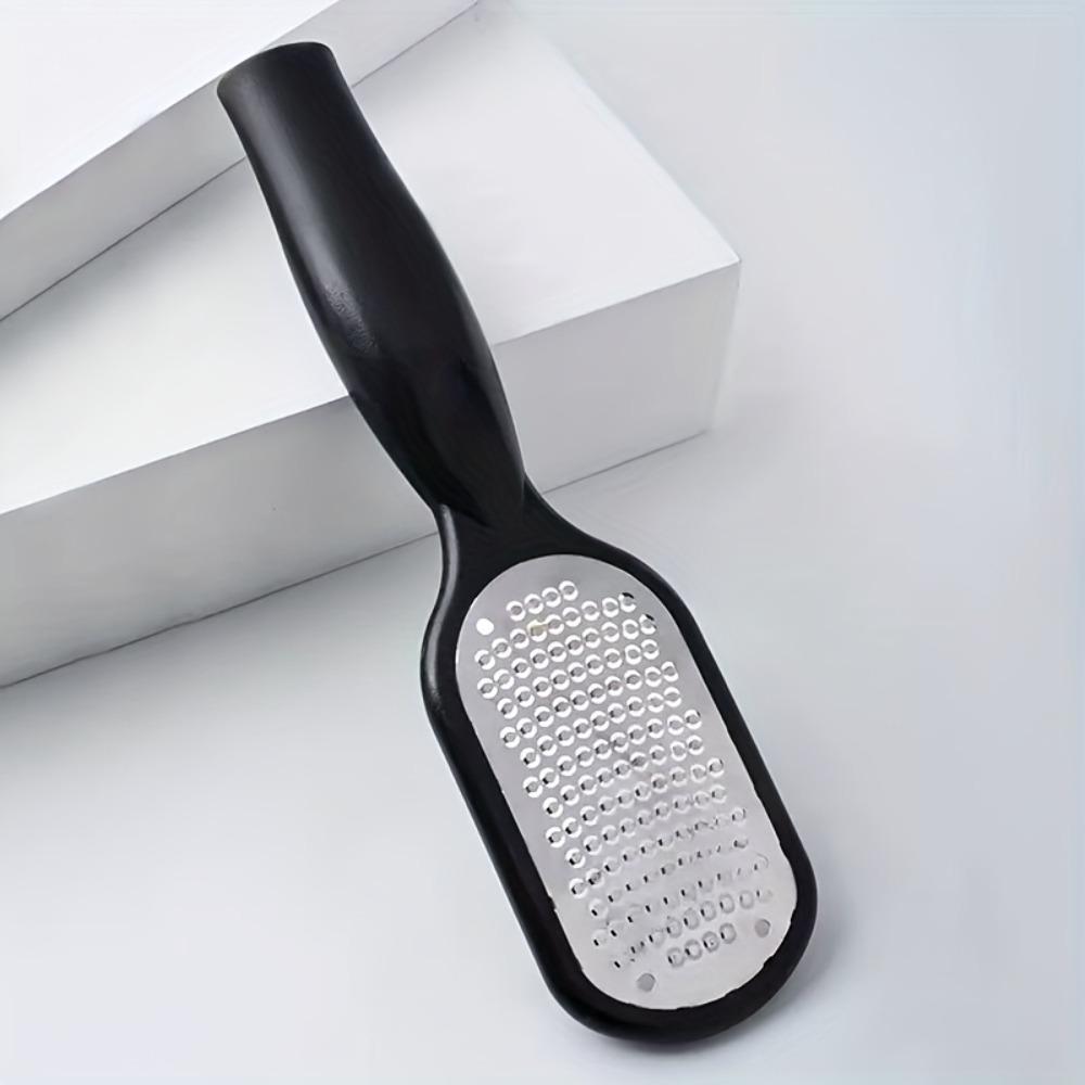 

Professional Stainless Steel Foot File - Heavy-Duty Anti-Splash Non-Slip Grip Durable Construction, for Pedicure Manicure чёрный
