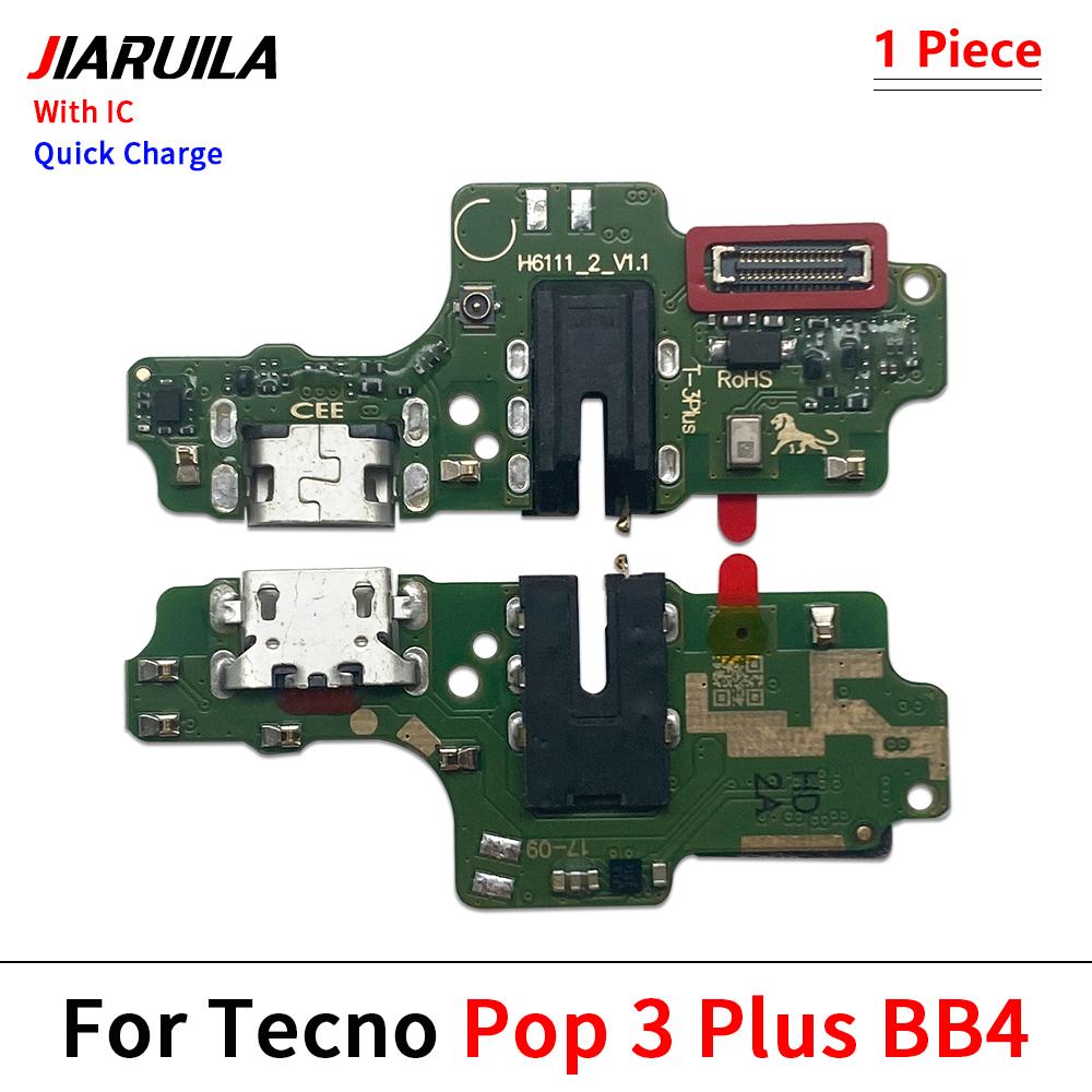 USB Charger Dock Connector Board Charging Port Microphone Flex Fast charging For Tecno 1 Plus Spark 1 Air Spark 11 Pro Plus