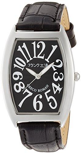 Frank Miura FRANKMIURA Wristwatch Zero Model Greco-Roman Style 400 Undefeated Commemorative Leather Strap Black FM00K-B