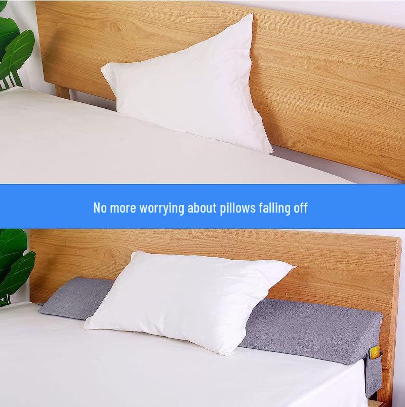 Detachable and Washable Triangle Wedge Pillow: Lumbar Support & Bedside Backrest for Reading