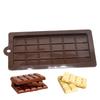 Dubai Chocolate Mold Silicone Chocolate Bar Mold for Chocolate Bar Pistachio Candy Bar Mold for Filling Chocolate