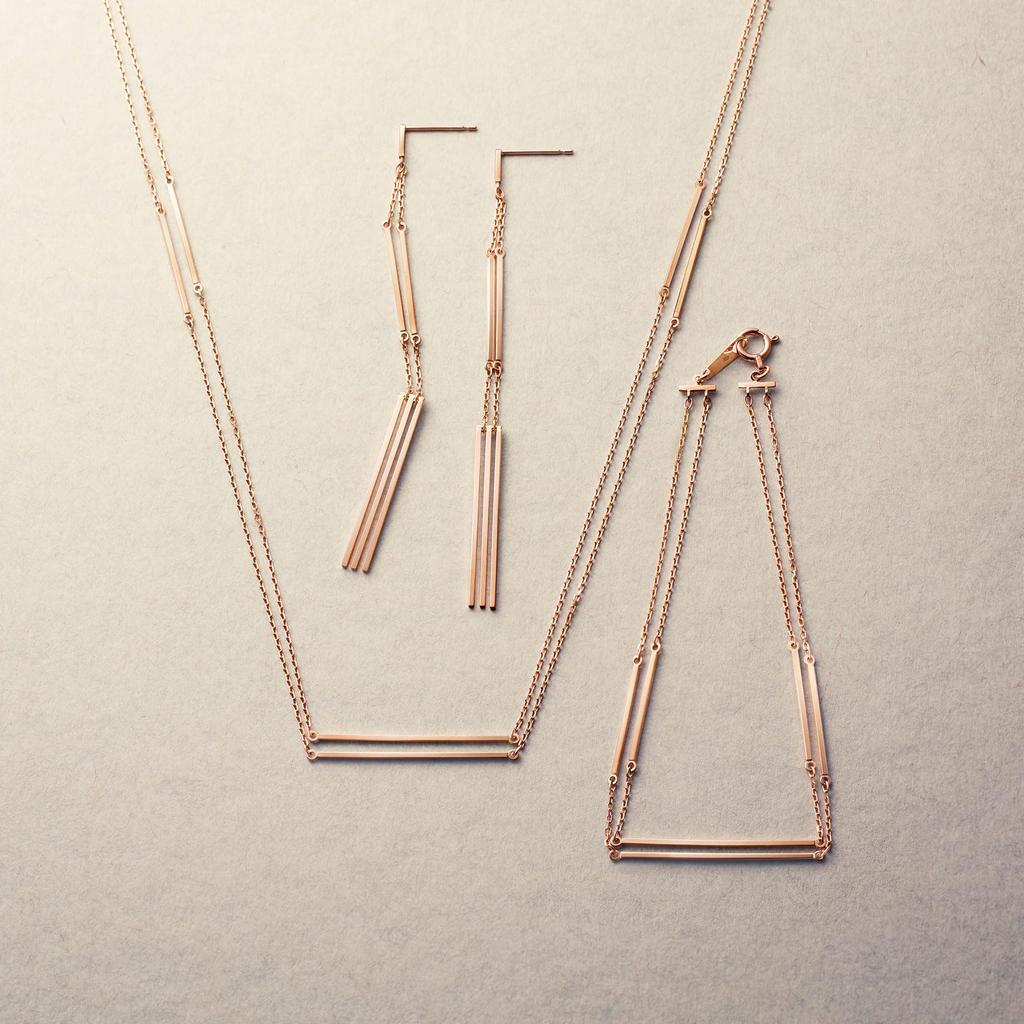 Kuma Earrings K10 Pink Gold KMRA0142 PG [Official] [Vendome Aoyama] [Kengo + MA,YU]