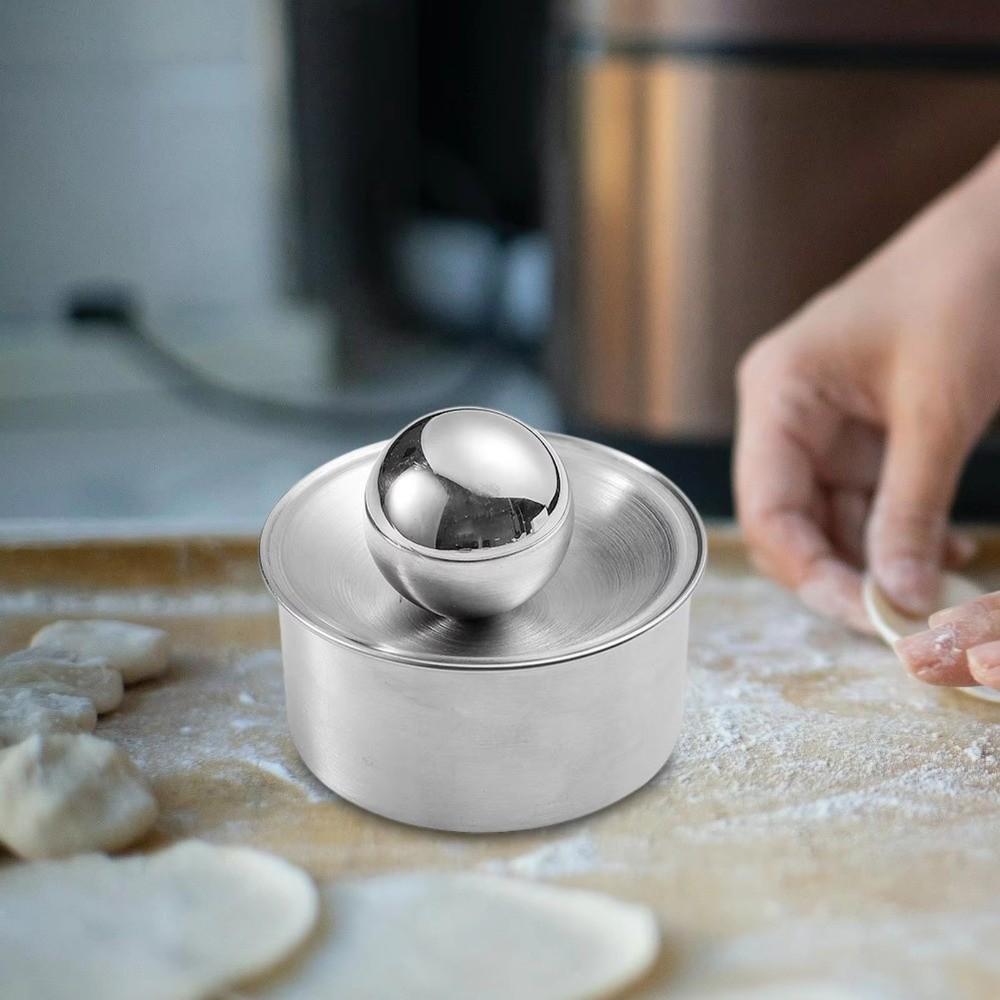 Rolling Ball Dumpling Wrapper Press Manual Pastry Skin Presser  Dim Sum Making