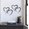 Metal Heart Wall Decoration Infinite Love Metal Art Couple Decoration Valentine'S Day Decoration