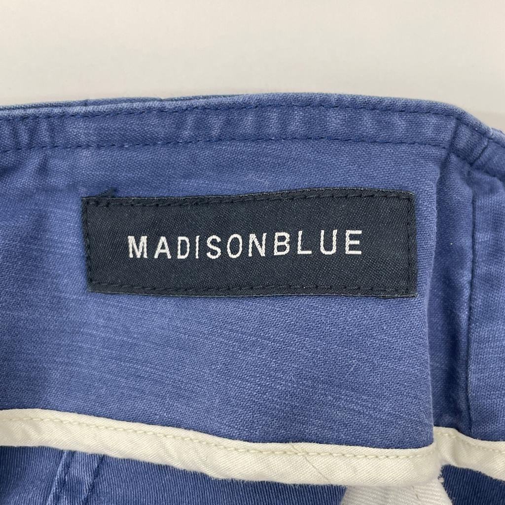 MADISON BLUE MB999-6701 SOFIE BACK SATIN TIGHT SKIRT Skirt XS blueUsed