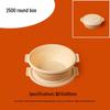 Eco-Friendly Biodegradable Corn Starch Round Meal Boxes