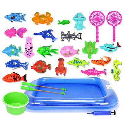 Baby Magnetic 28ks Dětská rybářská hračka Pool Set Hrací rybářská hračka