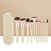 Hot-selling 12 Makeup Brushes Soft Bristles Eyeshadow Highlight Grooming Highlight Loose Powder Brush Foundation Brush Beauty Tools