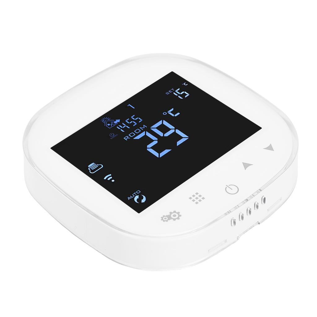 Heating Temperature Controller WiFi APP Control Wall Mount Thermostat for Boiler White