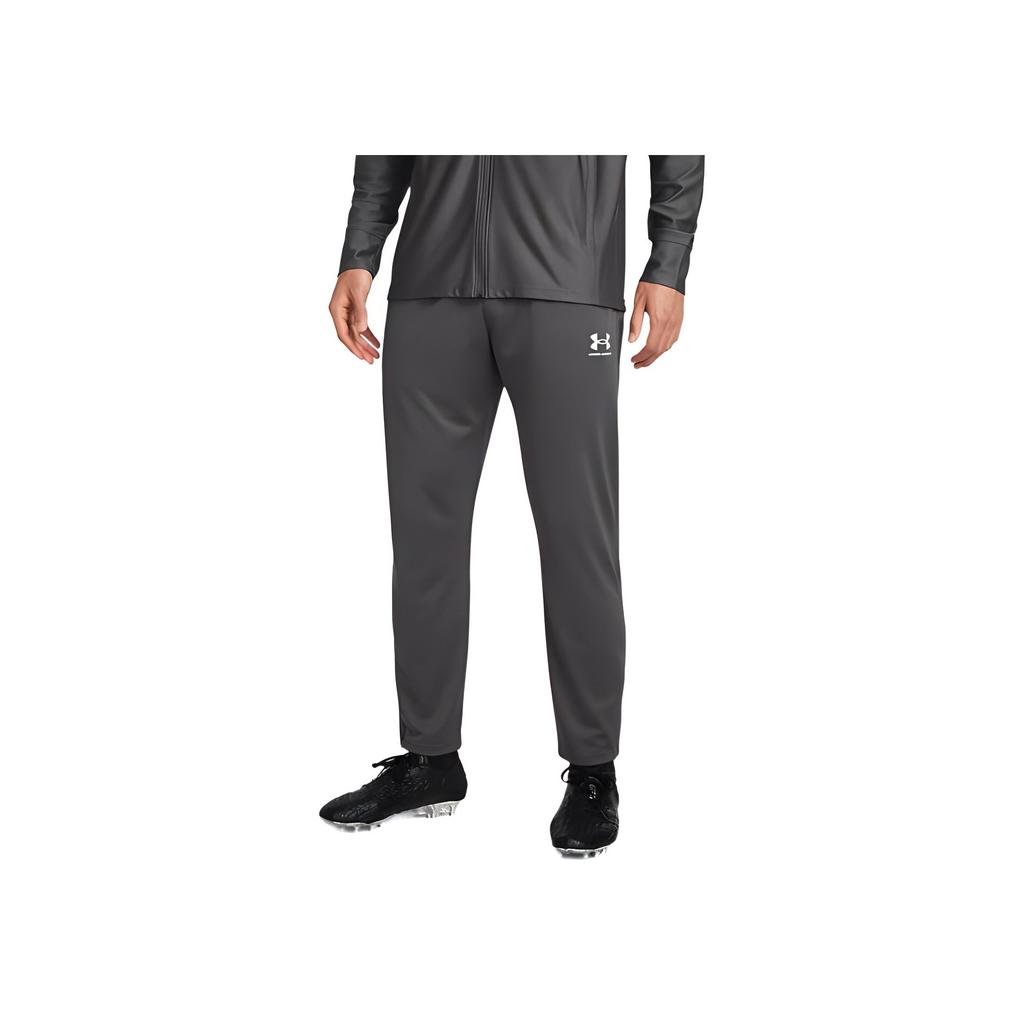 Under Armour Ua Challenger Letter Logo Print Lace-Up Mid-Waist Straight Casual Pants Men Pants Dark-Gray 1382602-025