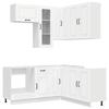 Kitchen Unit KALMAR 8 Pcs White Engineered Wood