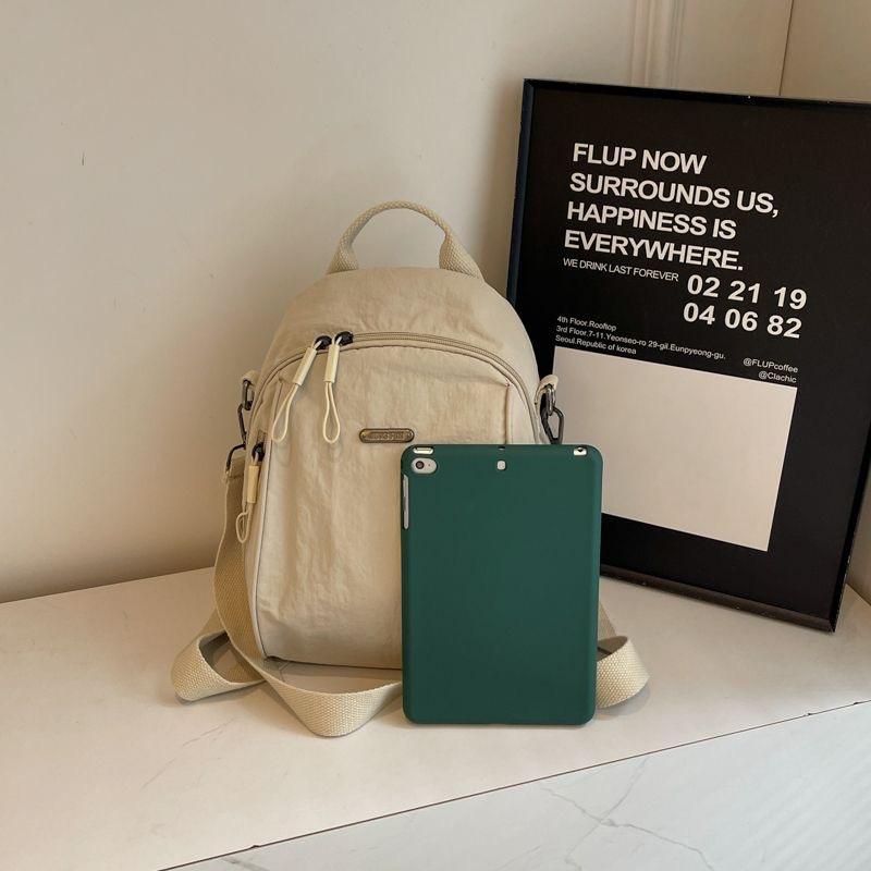 Large Capacity Commuting Travel Backpack Women Oxford Cloth Single Shoulder Bag Fashionable Versatile Handbag Multifunctional Pportable Crossbody Bag