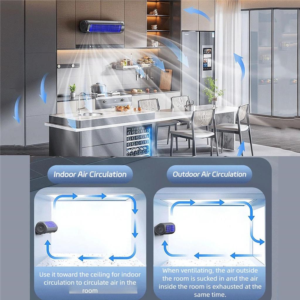 Portable Fan, 3-speed Adjustable Fan, USB Rechargeable Portable Tower Fan Conditioner, 3D Circulating For Living Room, Bedroom