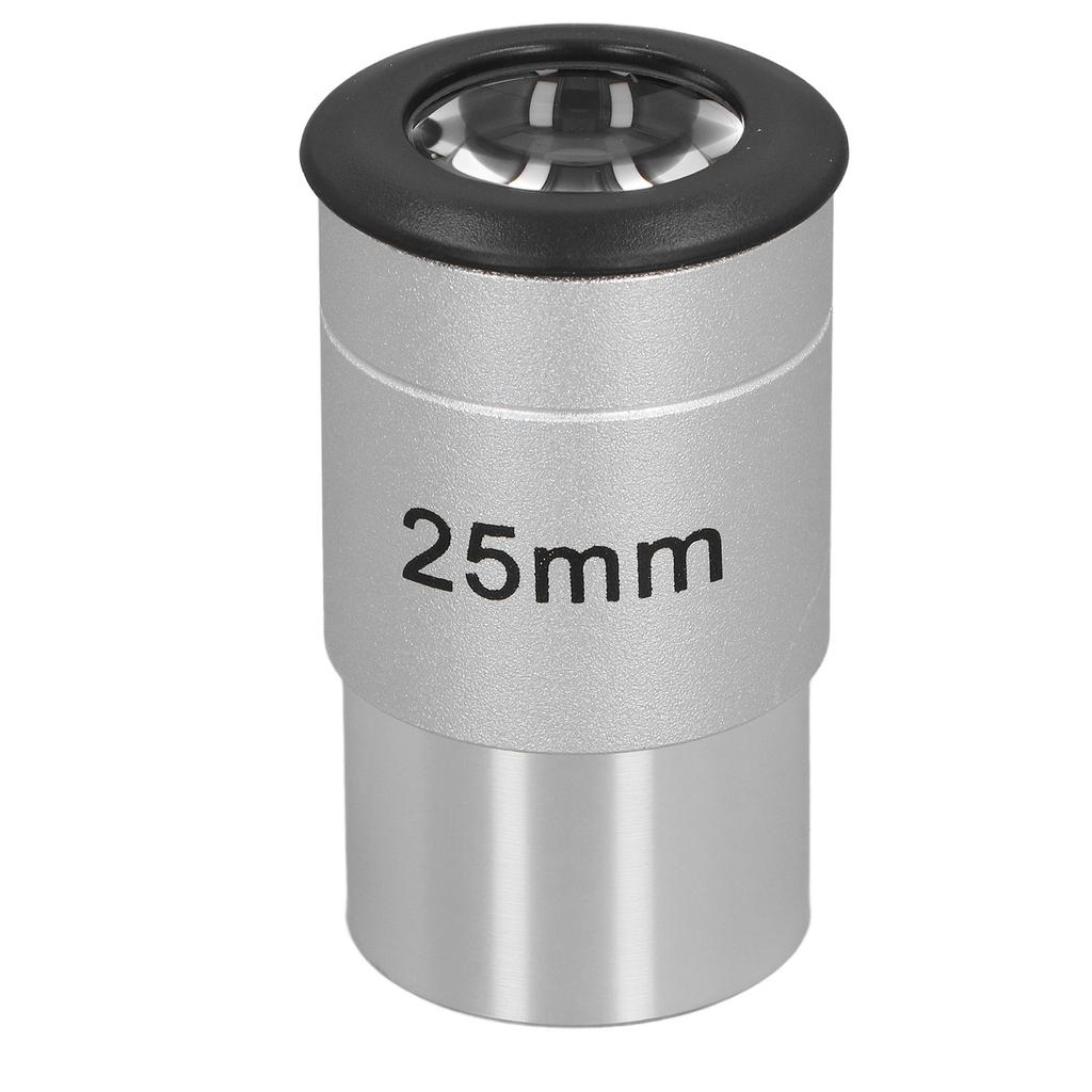 Telescope Eyepiece 35 Degrees Field of View 1.25 Inch M28.6 Thread Optical Glass Aluminum Alloy Full Coated