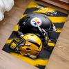 1pc Pittsburgh Steelers Print Area Rug - Soft,Washable Non-Slip Indoor Mat for Office Chairs,Living Room,Home Office Decorative Rug