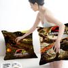 Movie Jurassic Park Dinosaur World Jurassic World Pillow Cover for Bedroom Room and Living Room Sofa Decorative Cushion Cover