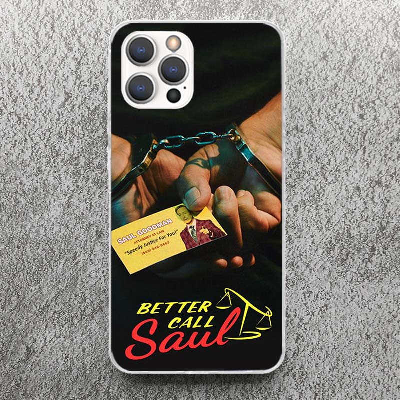 Better Call Saul TV Phone Case For iPhone 17 16 15 14 13 12 11 Pro Max Mini Plus Air 7 SE 8 Soft Silicone Print Shell Funda For