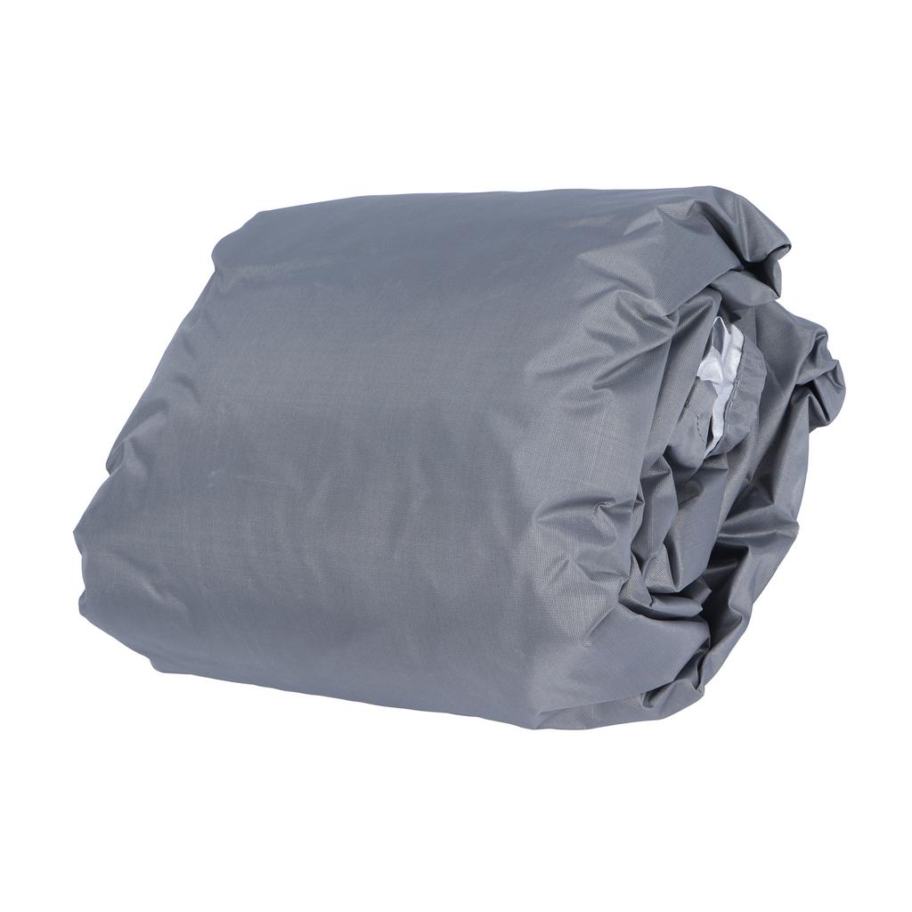 Capa para Passadeira Exterior Impermeável À Prova de Pó Protetor de Máquina de Corrida em Forma de L Cinza 206x94x170cm