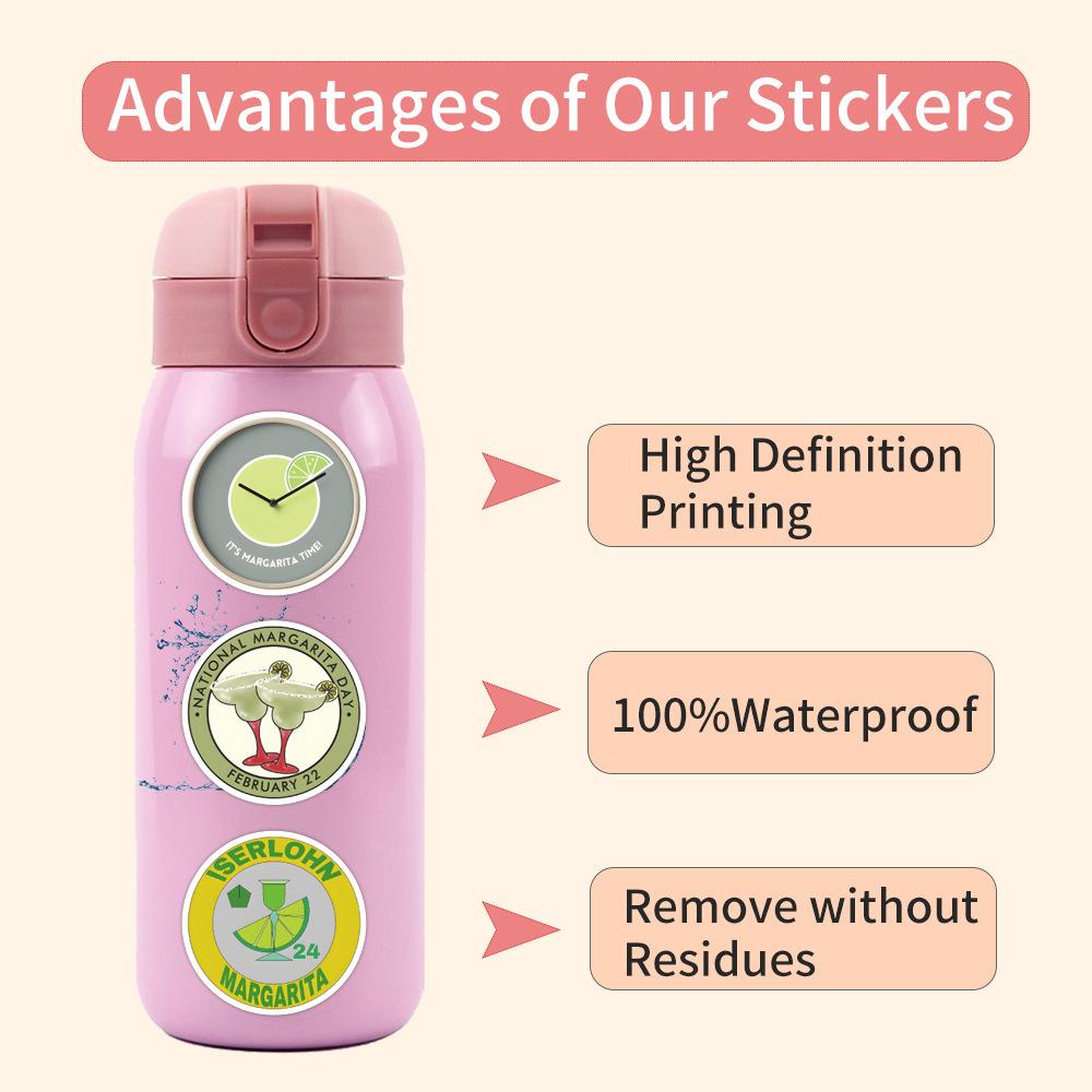 55 New Margarita Margarita Cocktail Graffiti Stickers Luggage Mobile Phone Skateboard Stickers