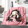 1pc Nezouko Blanket, Gift, for Men and Women, Soft Blanket, Good for Sofa Bed Couch Travel, Lightweight Flannel Blanket