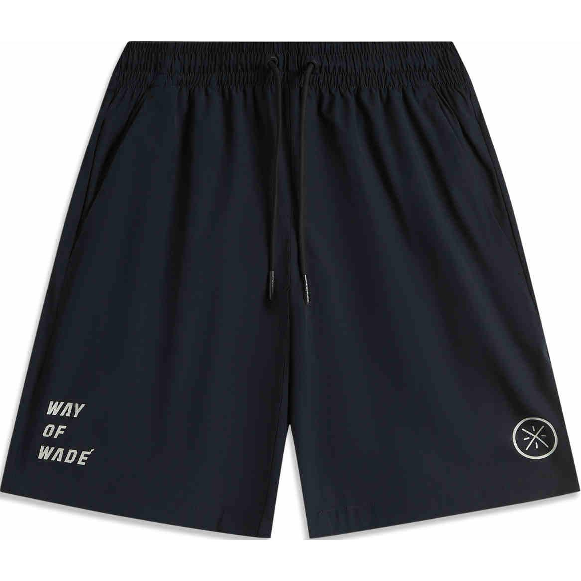 

Li Ning Wade Series свободные удобные эластичные спортивные шорты мужские шорты черные AKSU573-1 M