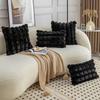 Rabbit Velvet Cushion Oversized Cutout Luxury Cushion Autumn and Winter Solid Color Cushion Living Room Sofa Luxury Cushion Pillow Cover