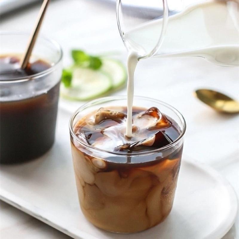 Nordic Transparent Glass Water Bottle with Cups – Heat-Resistant Juice Pitcher Set for Home or Office