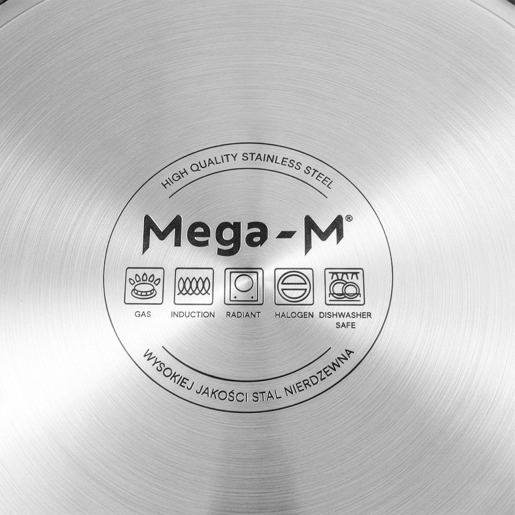 Medelstor Cateringgryta Med Lock Mega-M Standard 32L Dia. 40 cm X H 26 cm N