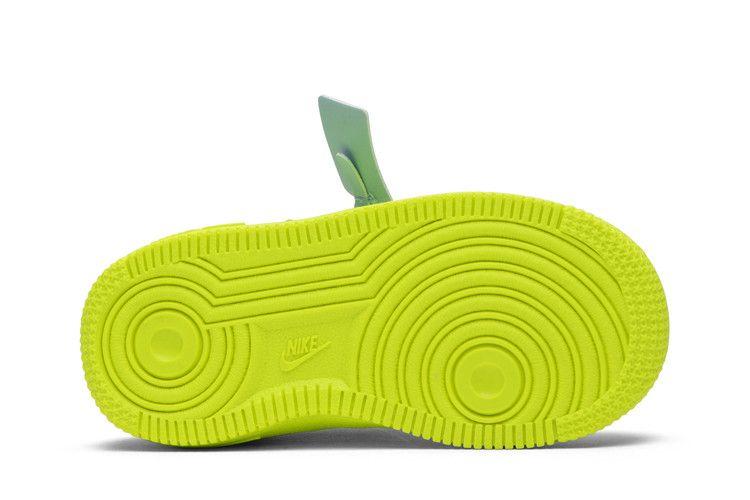 Kids' Sneakers Nike Air Force 1 Low Off-White Volt (TD) Volt/Hyper Jade-Cone-Black