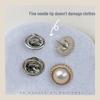 Women's Invisible Pearl Brooch: Anti-Exposure Collar Pin for Shirts and Corsages.