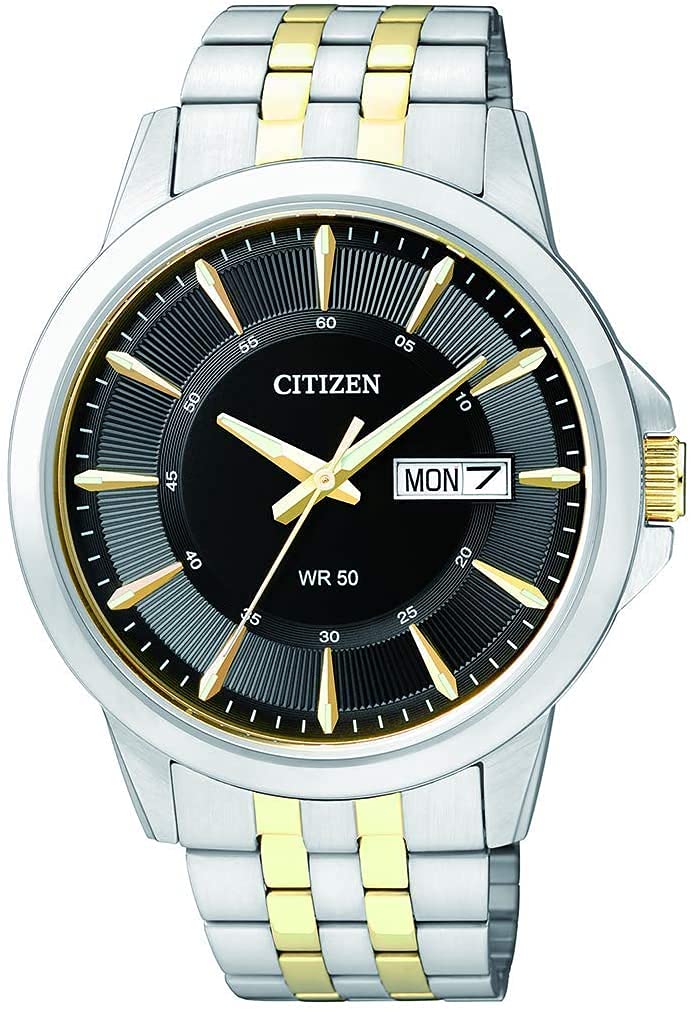 Мужские классические часы Citizen BF2018-52E Серебристая нержавеющая сталь Кварцевые