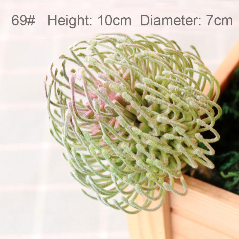 

Искусственные Суккуленты Растения Белый Розовый Зеленый Пластиковые Поддельные Растения Ландшафтный Бонсай plantas artificiales Украшение для Дома Сада