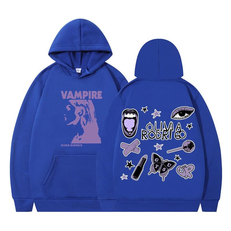 Olivia Rodrigo Graphic Hoodie Women Men Teens Loose Fit Cotton Blend Winter Warm Pullover Sweatshirt
