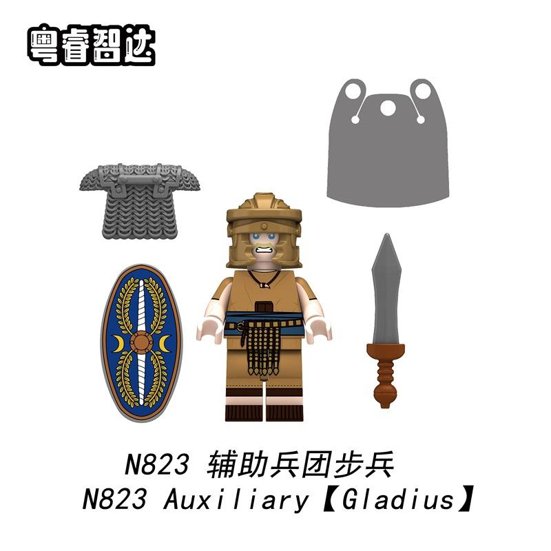 

Средневековая пехота, фигурки, римские солдаты, рыцарь, строительные блоки, подарок на праздник для детей