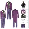 High-quality Polyester Mortal Kombat 11 Joker Cosplay Outfit Full Set For Comic Con And Costume Parties
