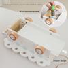Children's Wooden Ice Cream Cart for Role Play and Parent-Child Interaction