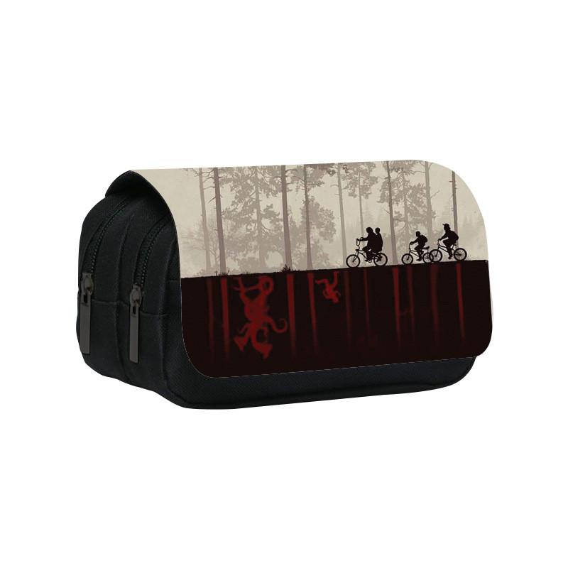 Dvouvrstvý penál Stranger Things s velkou kapacitou pro studenty a do kanceláře